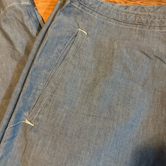 GAP Body Drawstring Wide Leg Pants Snap button fly brand new with tags - Picture 2 of 7